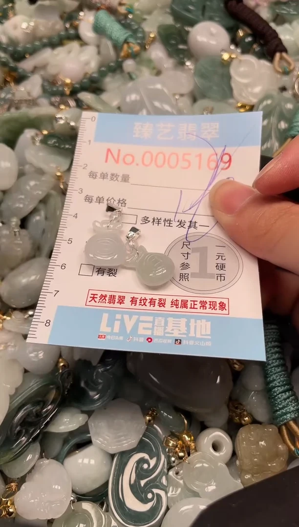 吊坠(不含链)未镶嵌翡翠5169