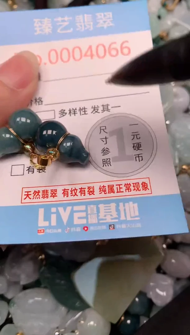 吊坠(不含链)未镶嵌翡翠4066