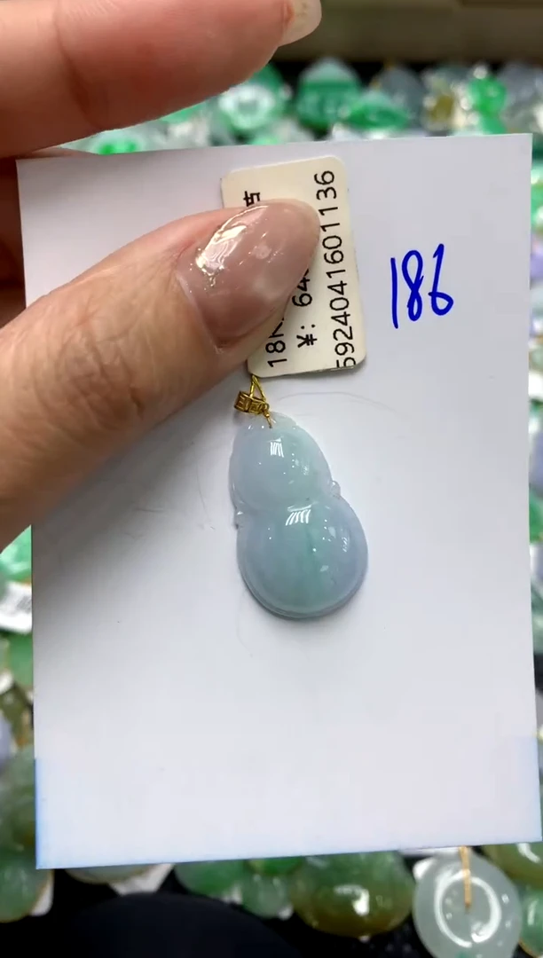 【闪购商品】翡翠颈饰18K金镶嵌1111111111