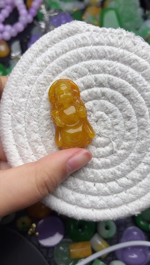 颈饰未镶嵌翡翠缅甸翡翠吊坠