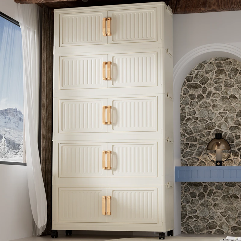 CD【50cm宽拍四发五】家用客厅衣物整理柜双开门收纳柜到手五大层