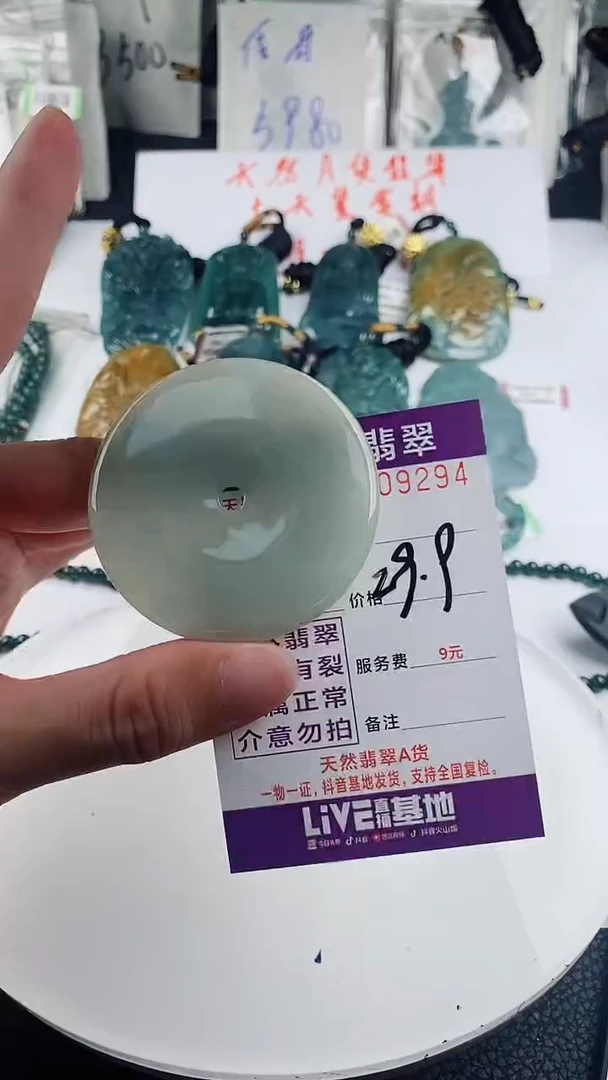 翡翠未镶嵌颈饰