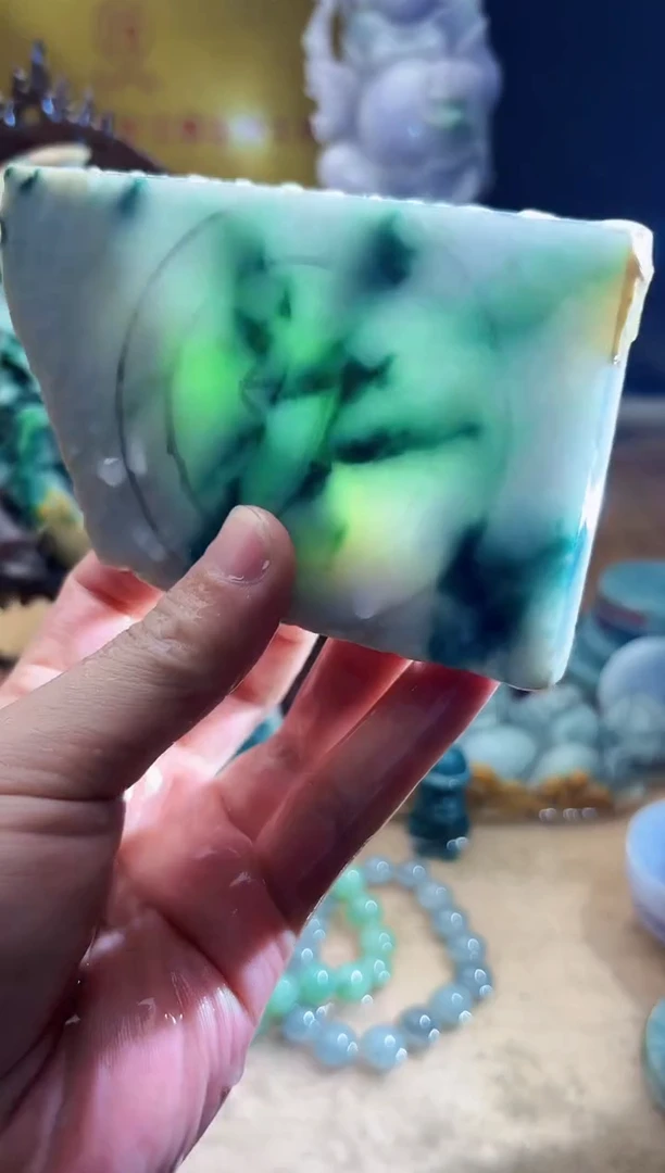 未镶嵌挂件翡翠A货张麦6809