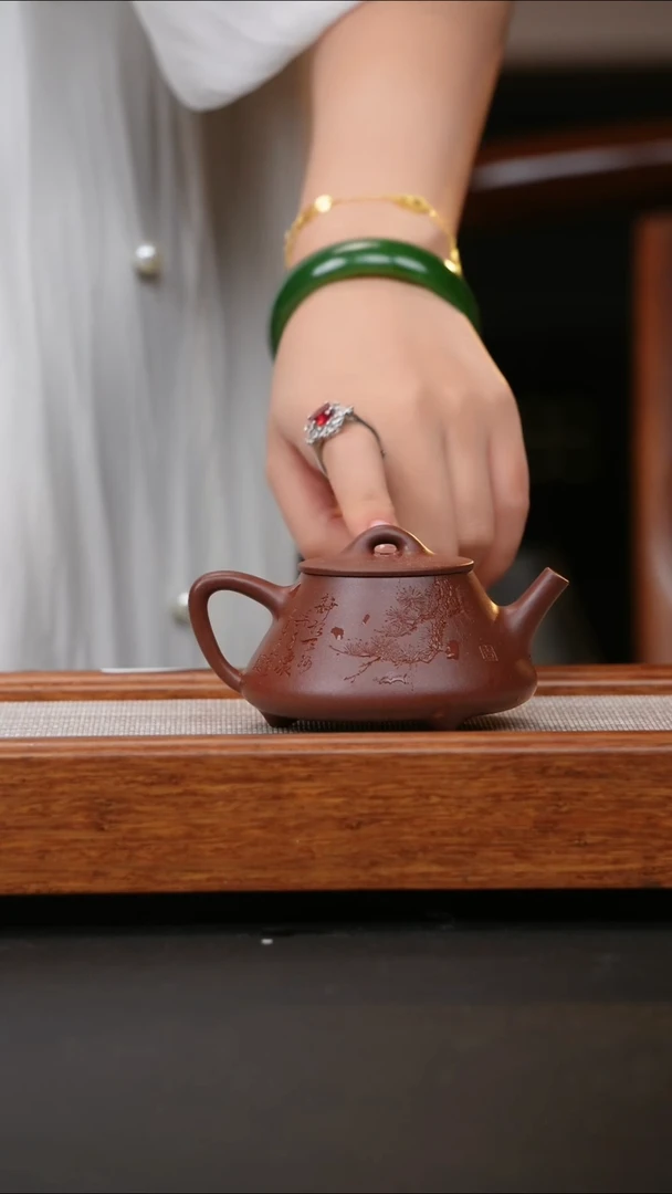 茶壶紫砂A****?原矿手工制作紫砂壶