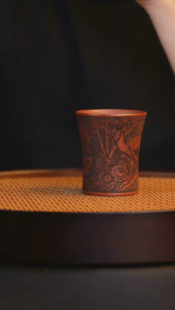 宜兴全手工紫砂杯