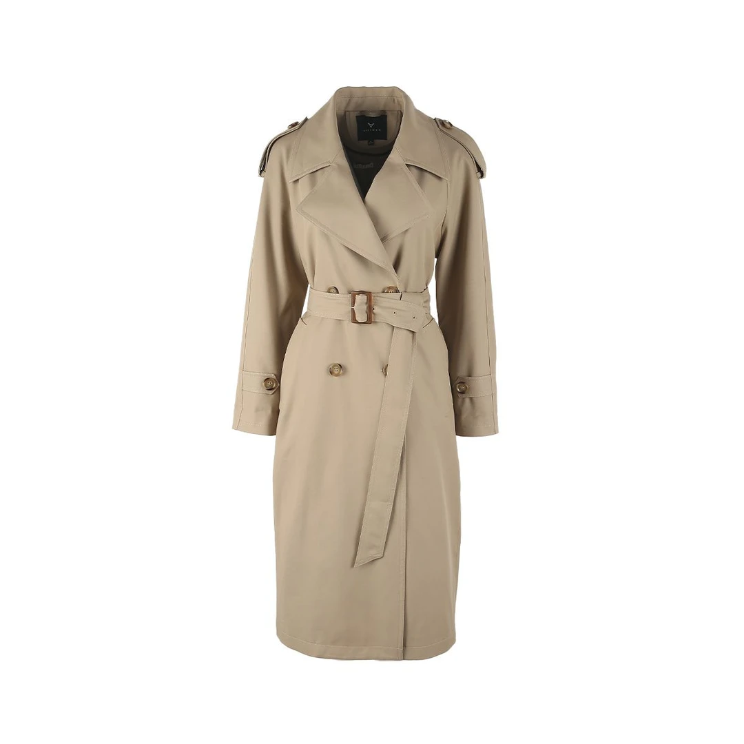 【达人专属】显瘦长款风衣S3621