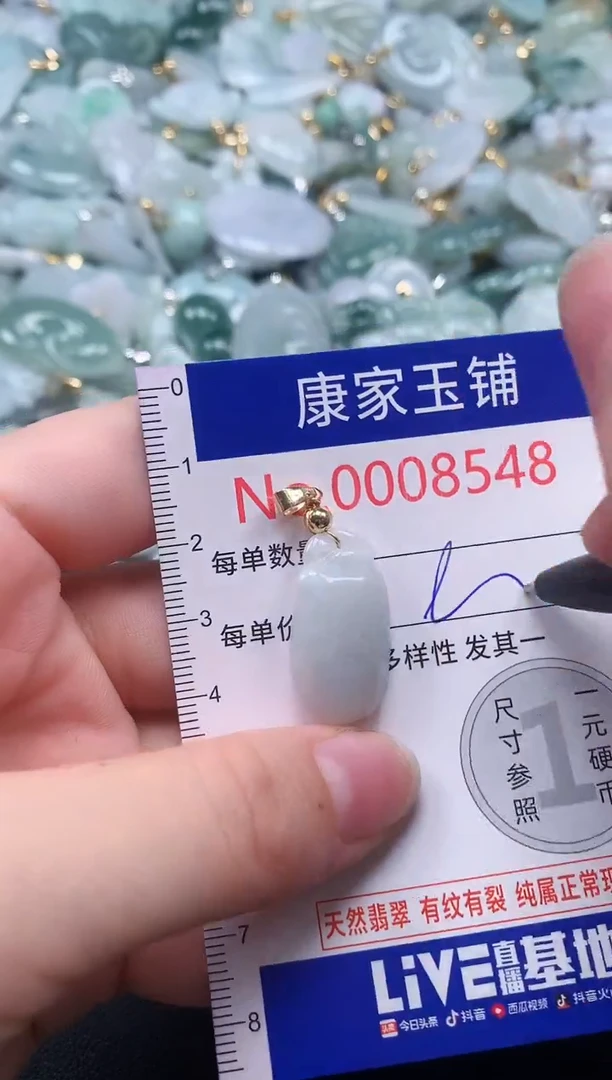 颈饰未镶嵌翡翠8548