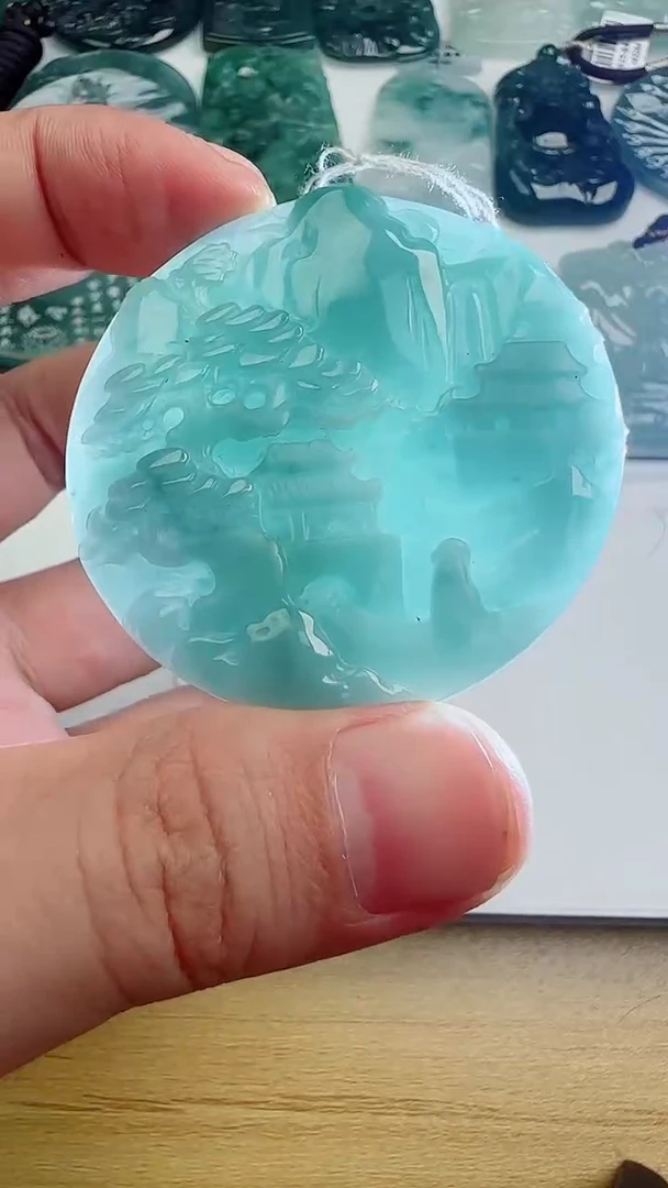 翡翠未镶嵌颈饰11111111