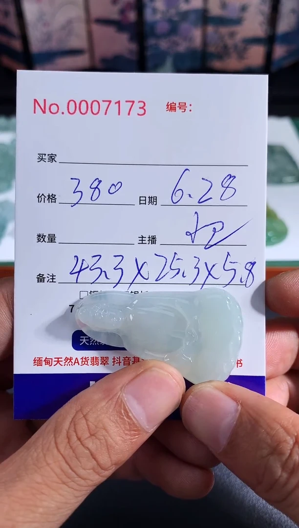 翡翠未镶嵌颈饰素衣