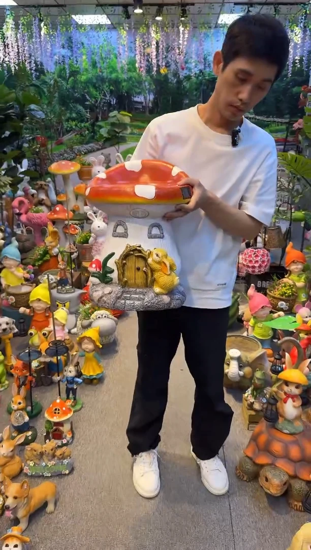 无花朵花园庭院摆件&00&