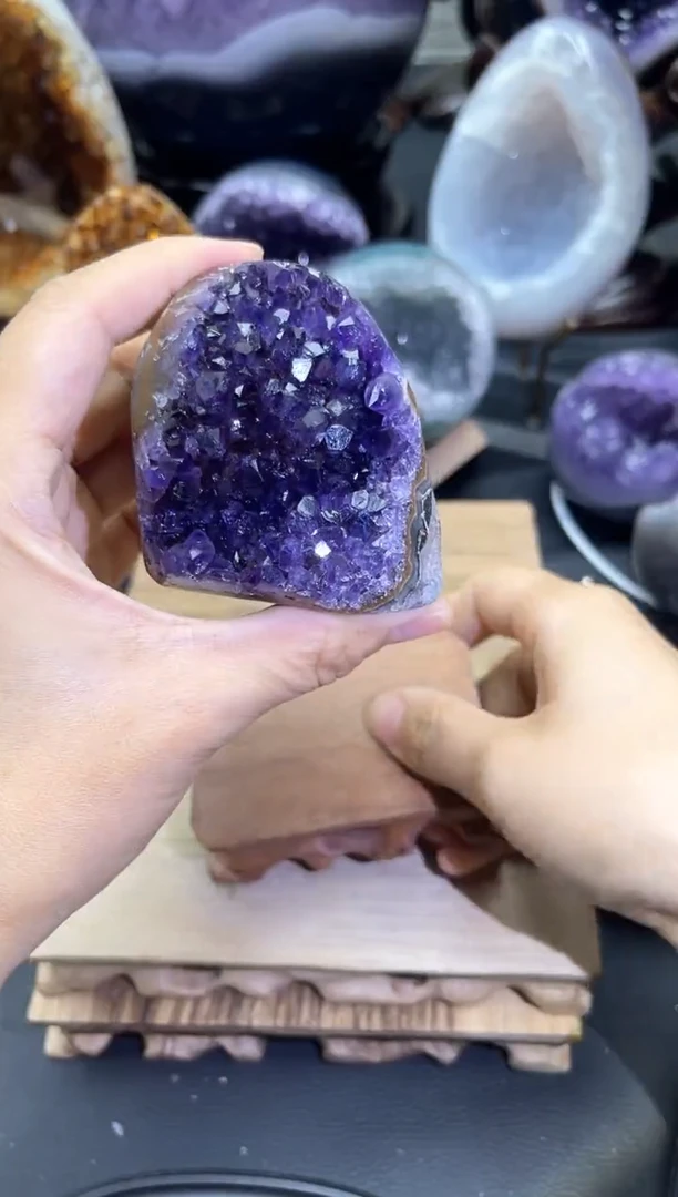 未镶嵌大型摆件（非配饰）紫晶345号摆件