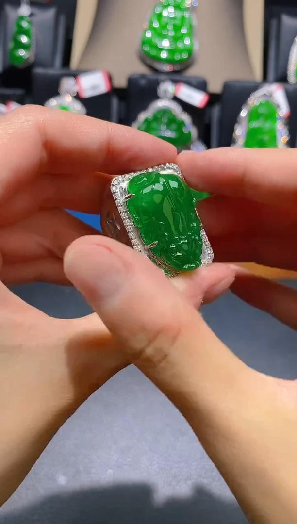 【闪购商品】翡翠项圈未镶嵌天然A货翡翠k15