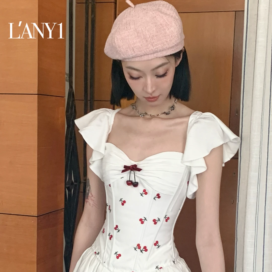 LANYI岚怡壹樱桃小丸子鱼骨胸衣(胸衣裙子分开拍)