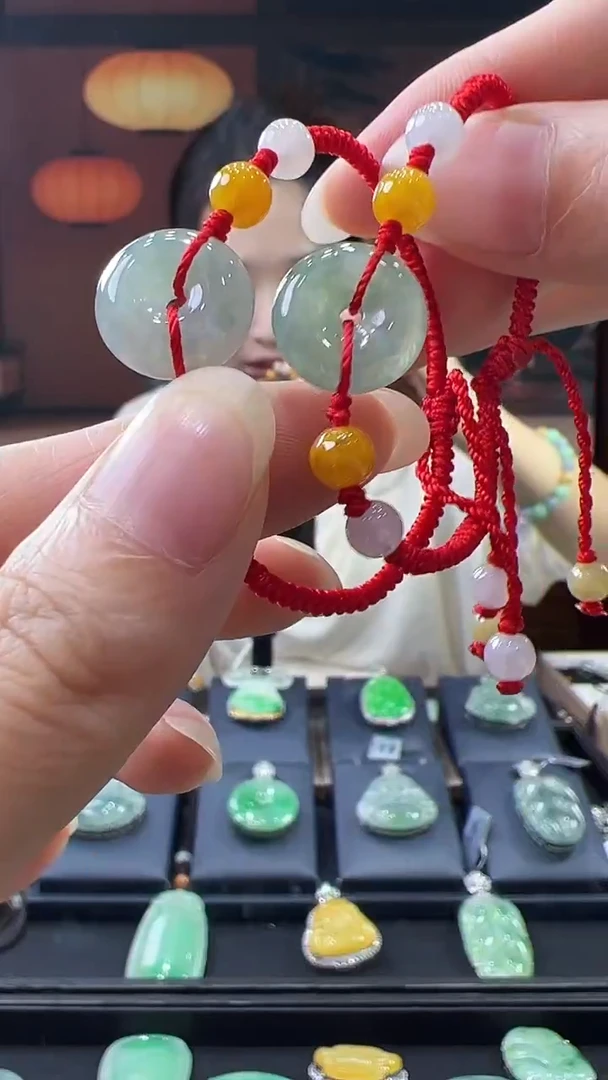 未镶嵌挂件翡翠儿童手绳（多样性发其一）