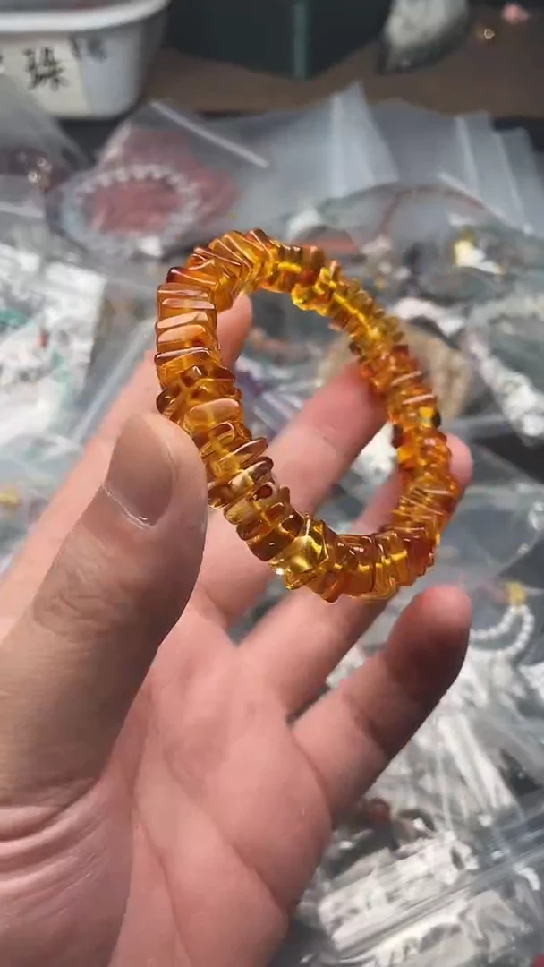 未镶嵌琥珀手串多样性发货拍一发一