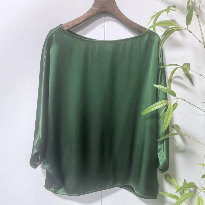 青娘子香云纱重锻印花上衣242194