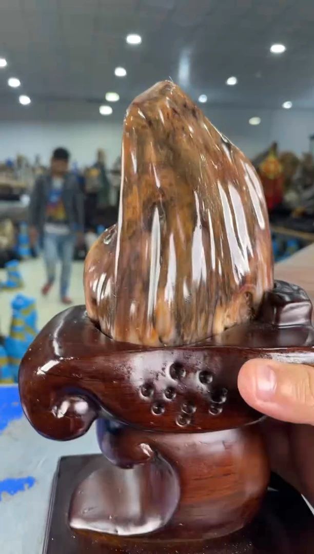 【闪购商品】硅化玉摆件未镶嵌104