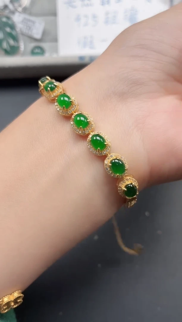 银S925镶嵌戒指翡翠111111