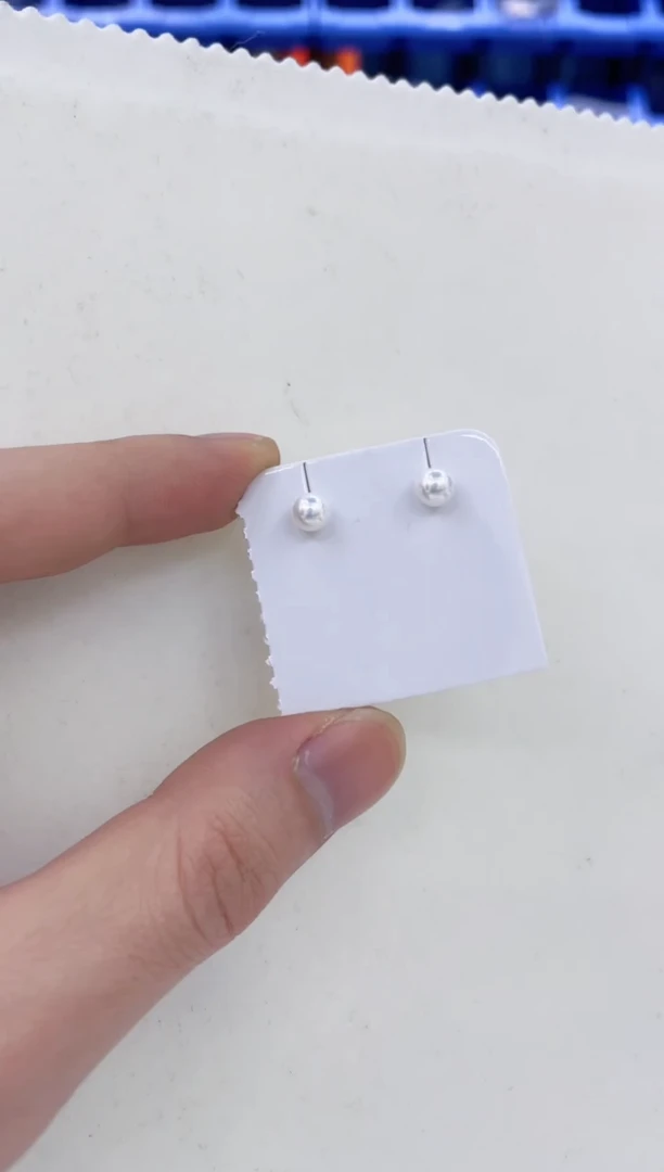 银S925镶嵌耳饰淡水珍珠