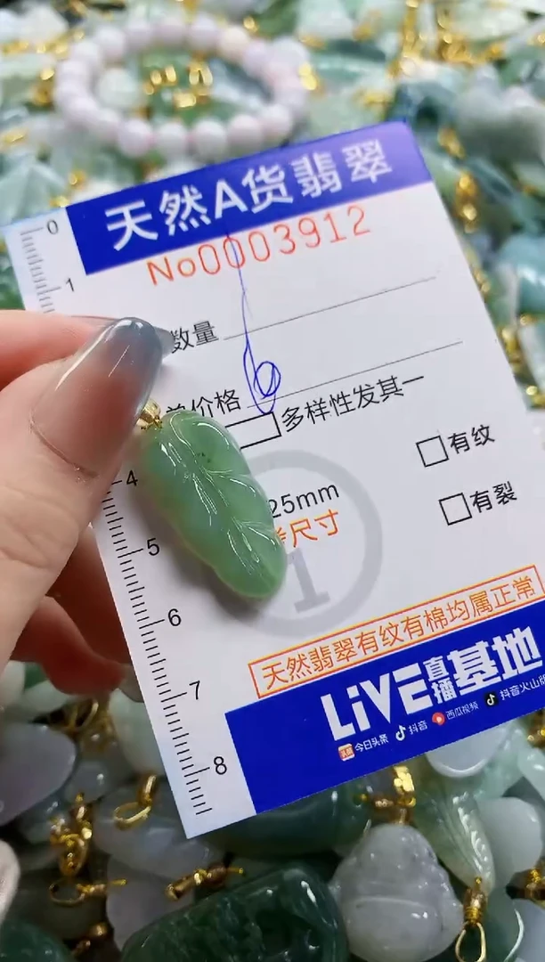 颈饰未镶嵌翡翠纯天然a货翡翠