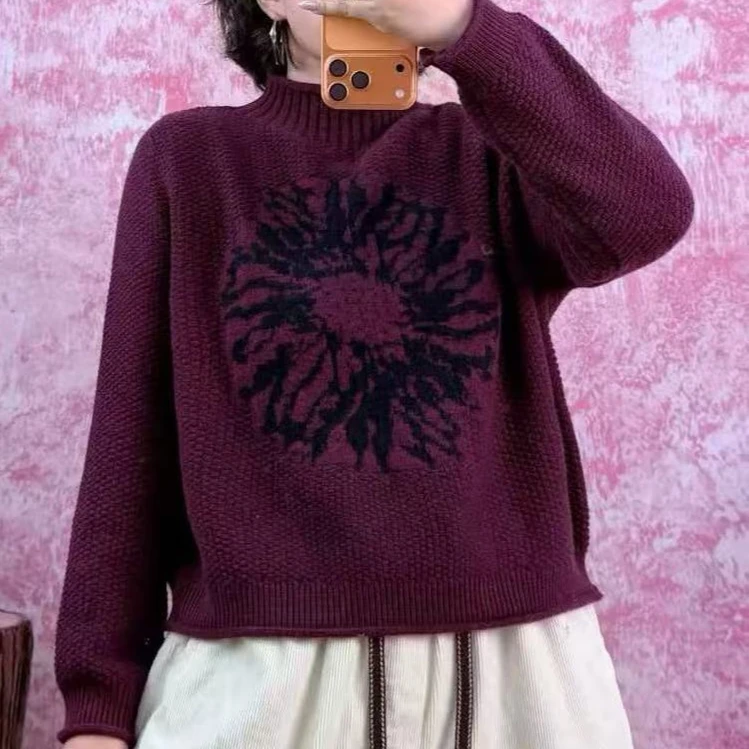 18666新款秋冬休闲百搭加厚毛衣