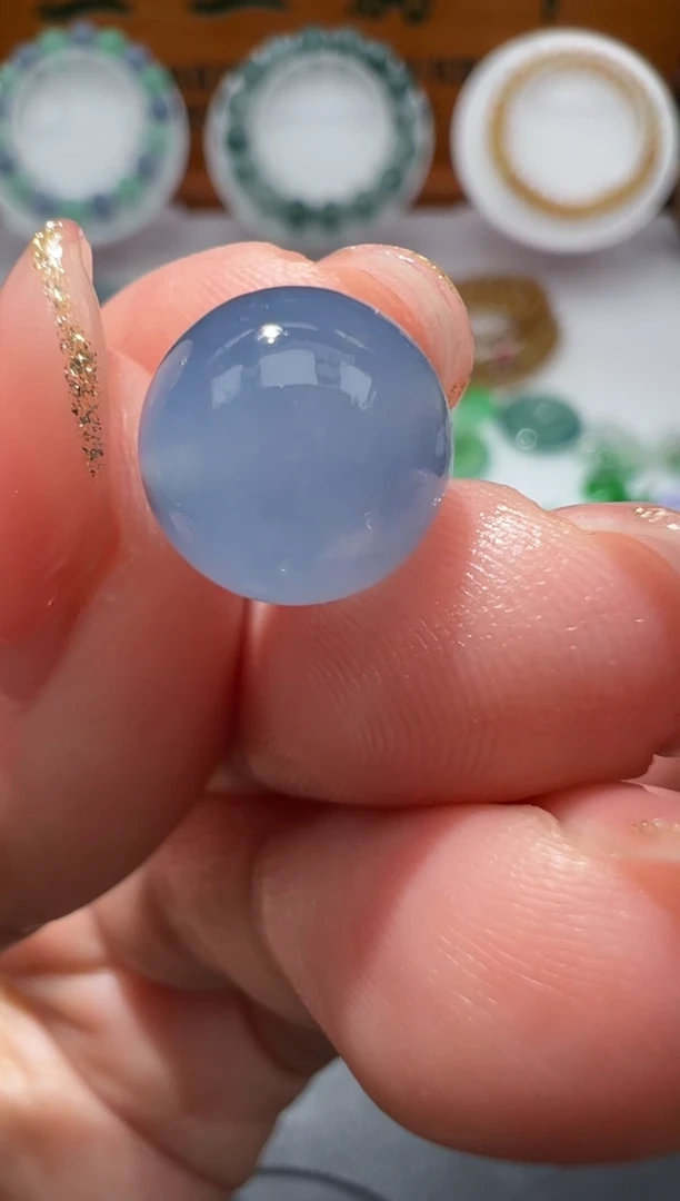 【闪购商品】定制翡翠未镶嵌10.5mm+珠子