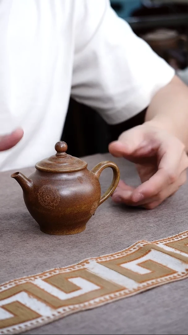 茶壶紫砂宜兴紫砂柴烧