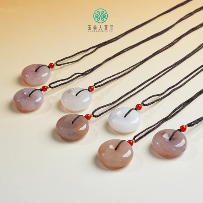 HD石惑珠宝~紫罗兰平安扣吊坠*多样性发一