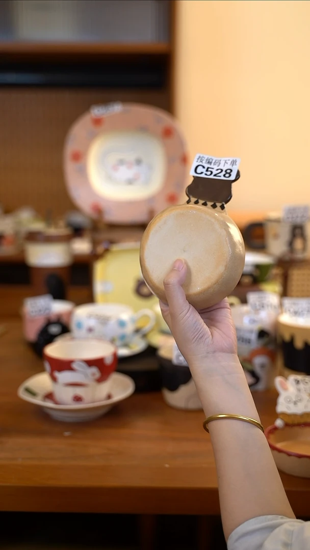 摆件C528 阿满屋手工手作陶瓷