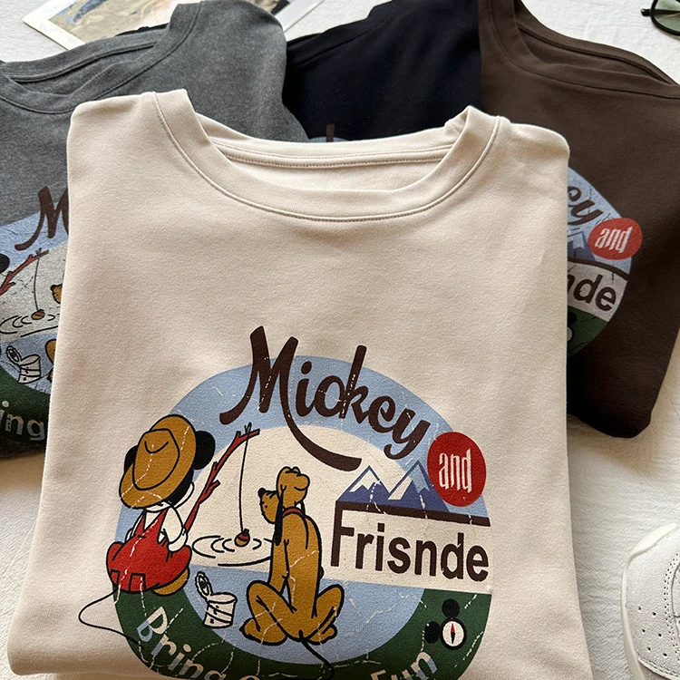 ARRLMORRE品牌【钓鱼】精品棉加厚磨毛减龄长袖T