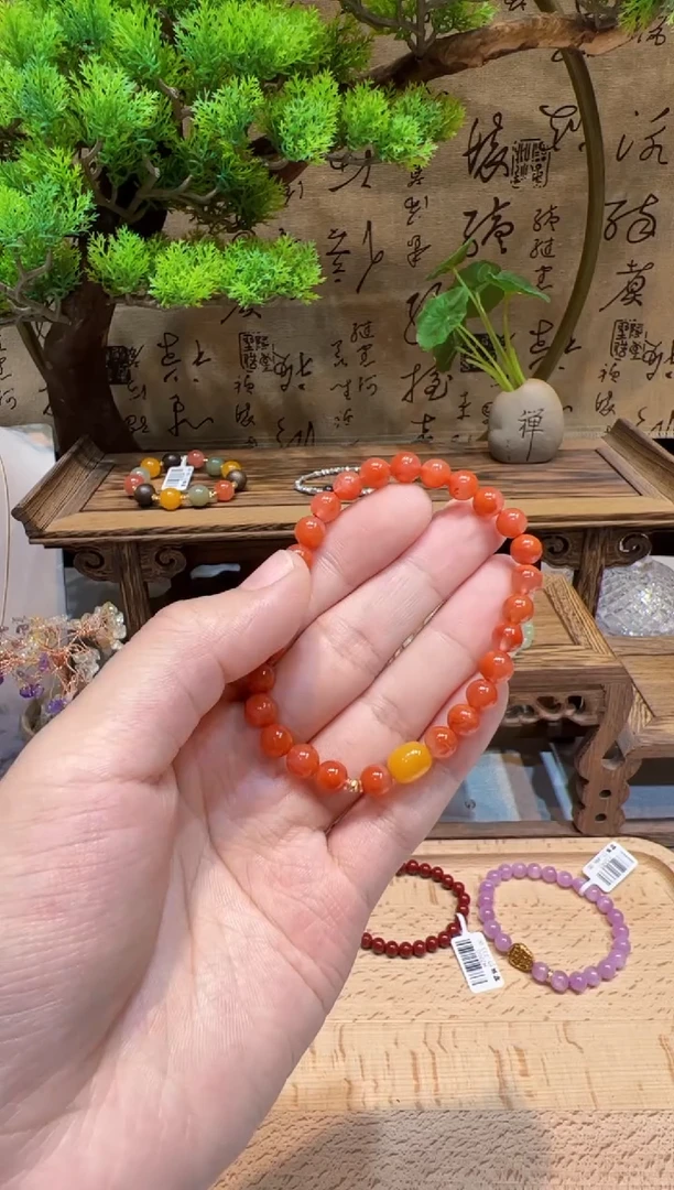 未镶嵌手链南红玛瑙手饰@@