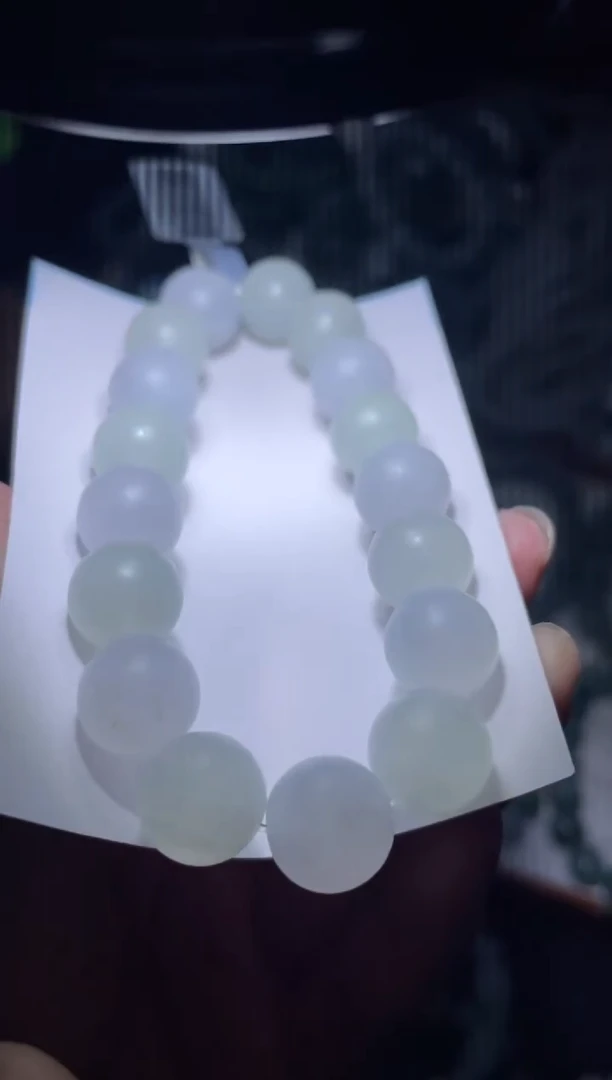 未镶嵌定制翡翠天然缅甸A货翡翠手串23