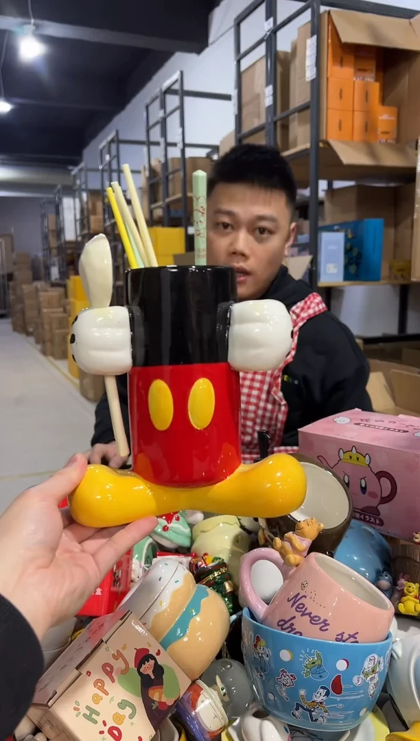 【闪购商品】杯陶瓷米奇筷子筒