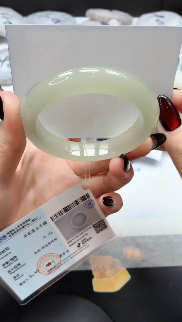 未镶嵌手镯石英质玉107/东陵54