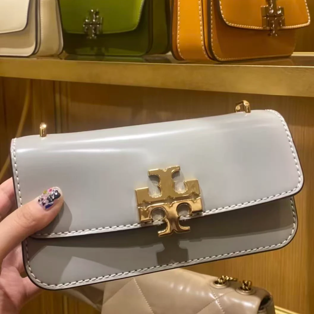 未使用 TORY BURCH/汤丽柏琦 横版金砖链条包【静文】BGK401450020
