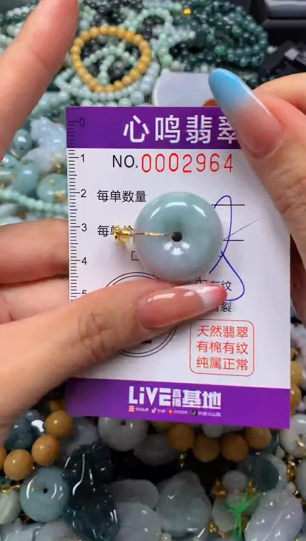 翡翠未镶嵌颈饰闪购002964