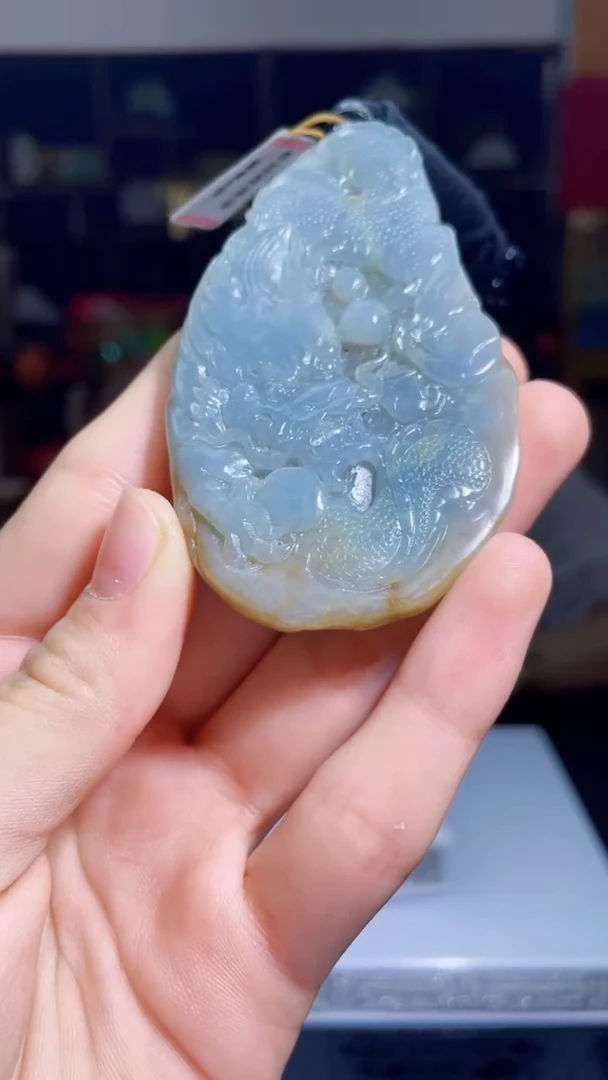 翡翠未镶嵌吊坠(不含链)A48