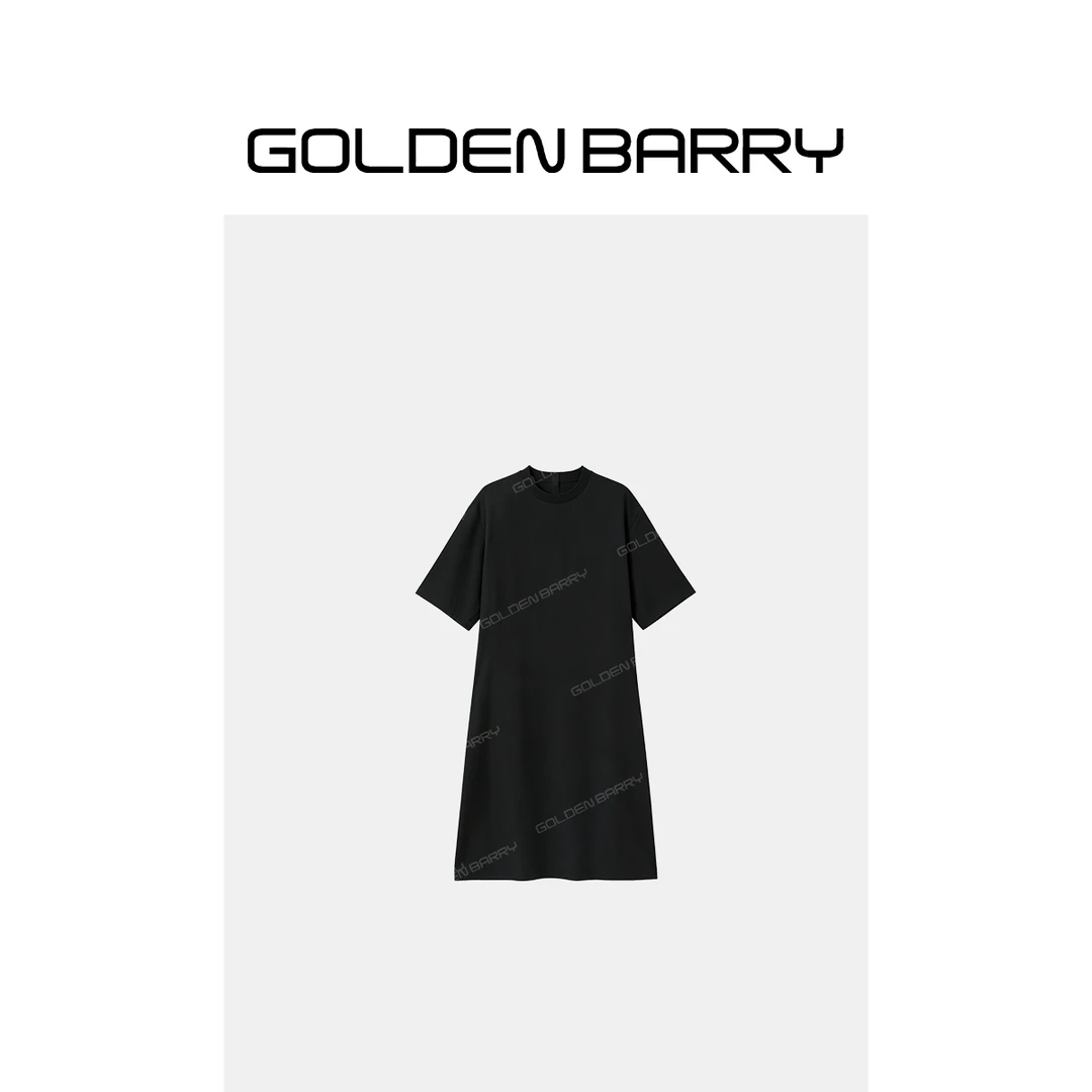 GOLDENBARRY极简风长款连衣裙306062