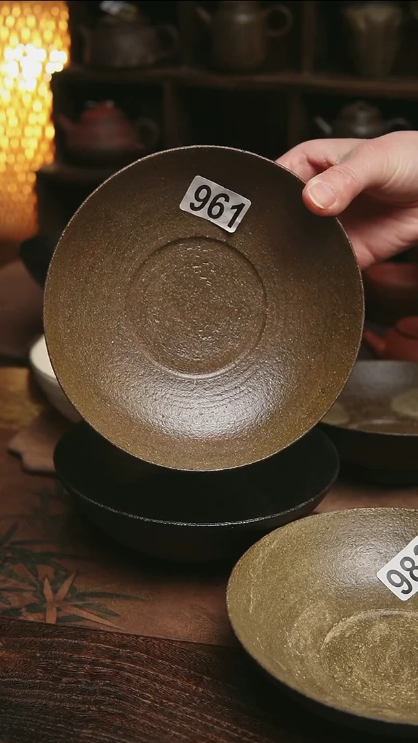 961号紫砂全手粉引壶承