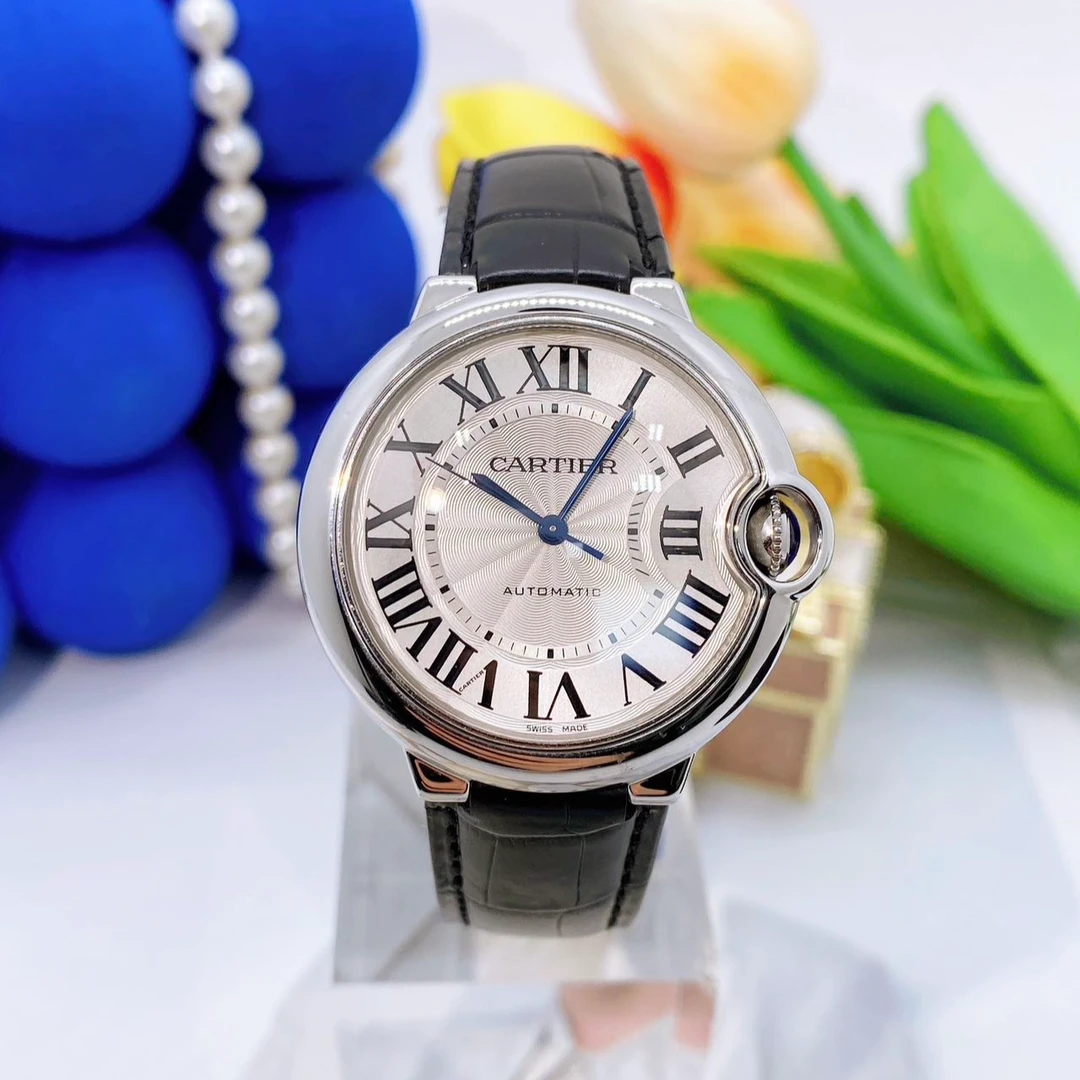 99新 Cartier/卡地亚 老佛爷/卡地亚蓝气球/自动/单表/36mm