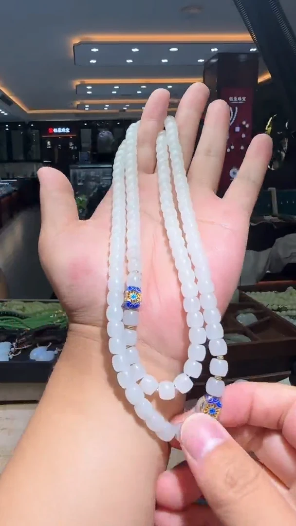 和田玉未镶嵌项链【钰708】91 7025 多样性发其一