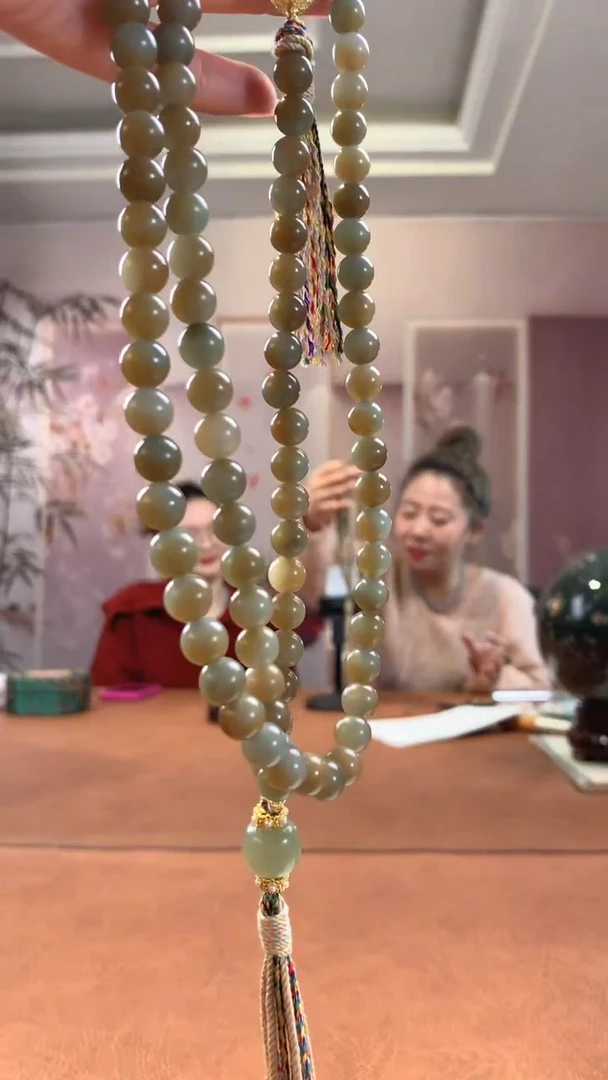 【闪购商品】和田玉珠串未镶嵌新疆糖蓝多圈珠串