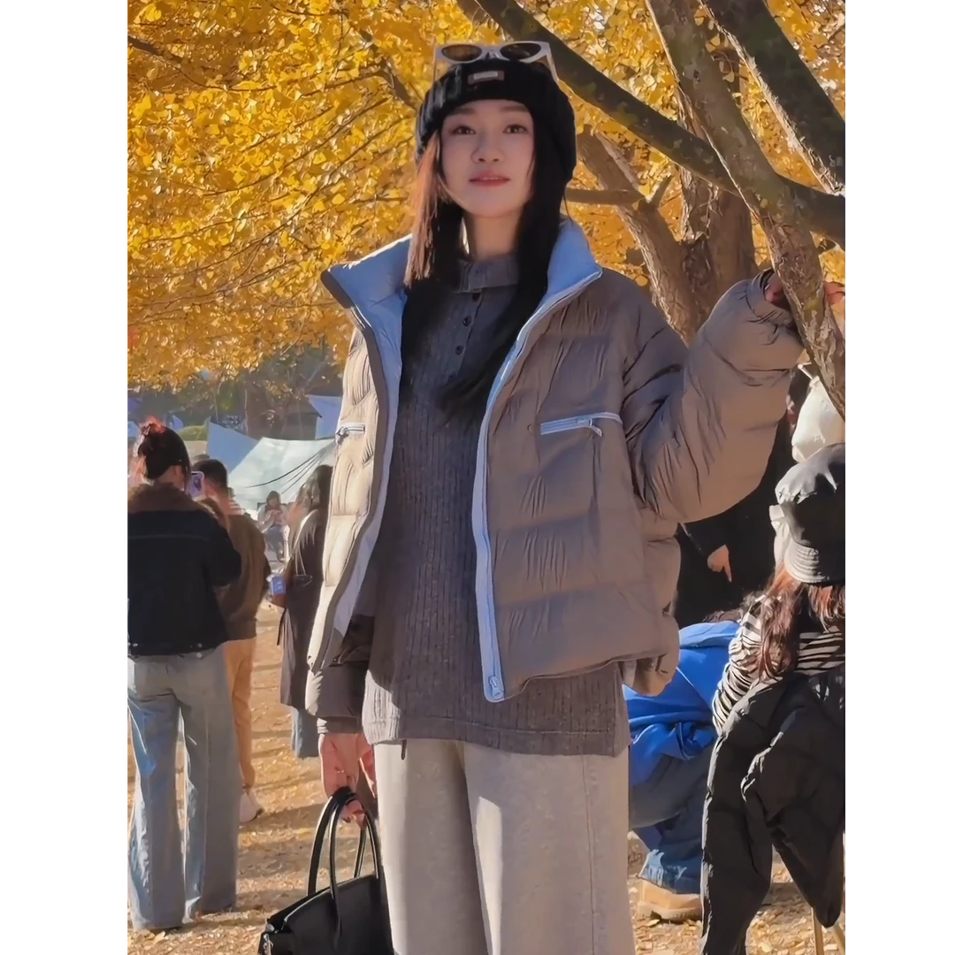 JW/静稳潮流新品时尚休闲女款鸭绒羽绒服5552702