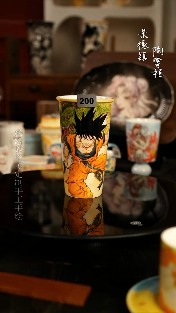 景德镇高温釉下彩纯手工手绘200