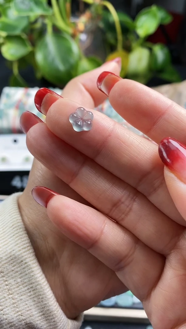 【闪购商品】翡翠裸石翡翠小花