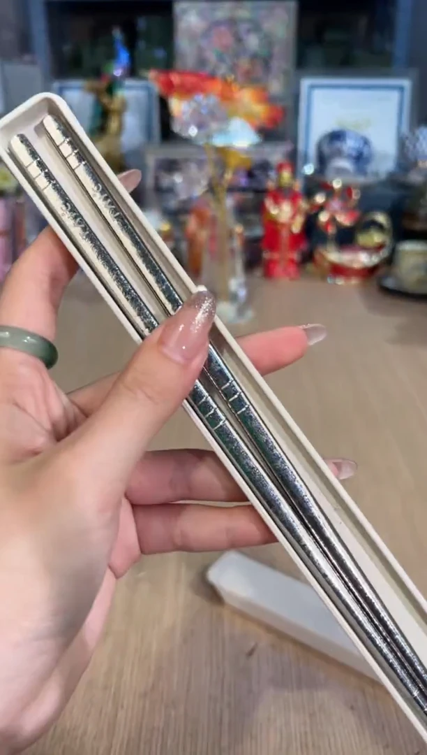 【闪购商品】杯102纯钛筷子（银色）