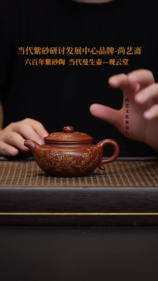 茶壶紫砂 紫砂茶壶  康帝酡红 仿古