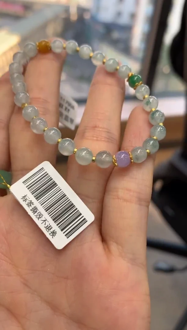未镶嵌手串翡翠手串
