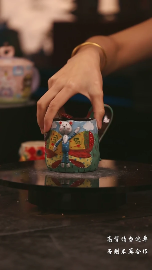 陶瓷景德镇可爱设计师款陶瓷