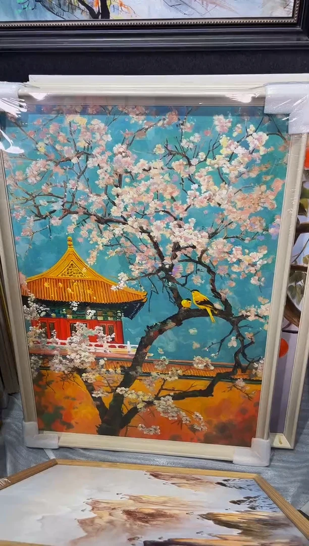 【闪购商品】油画43号 70*100 喜上眉梢-手绘油画